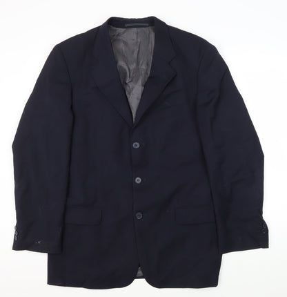 Mens UK Size 40 Brook Taverner Regular Blue Suit Jacket