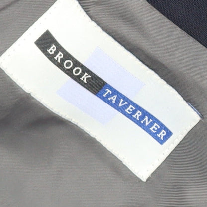 Mens UK Size 40 Brook Taverner Regular Blue Suit Jacket