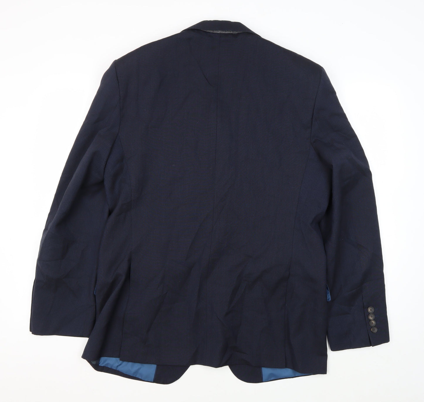 Mens UK Size 40 Marks and Spencer Regular Blue Suit Jacket