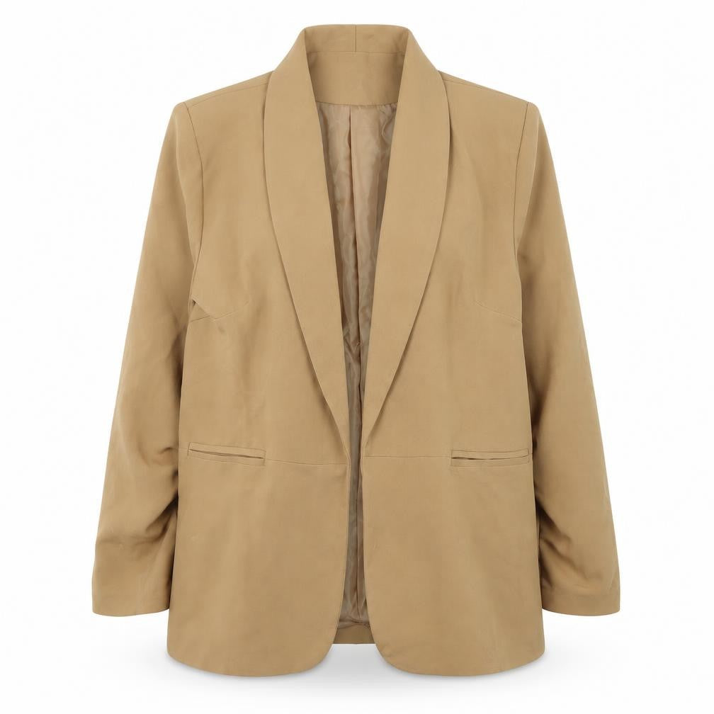 Womens UK Size 12 Boohoo Regular Brown Blazer
