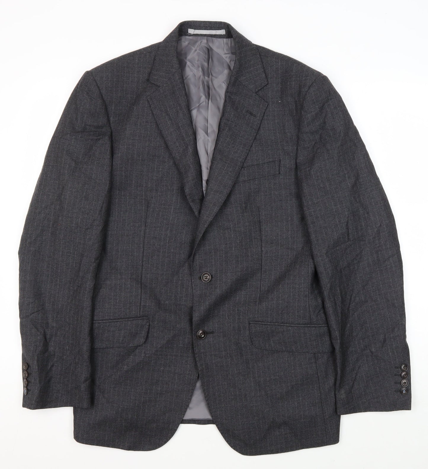 Mens UK Size 40 Marks and Spencer Regular Grey Suit Jacket