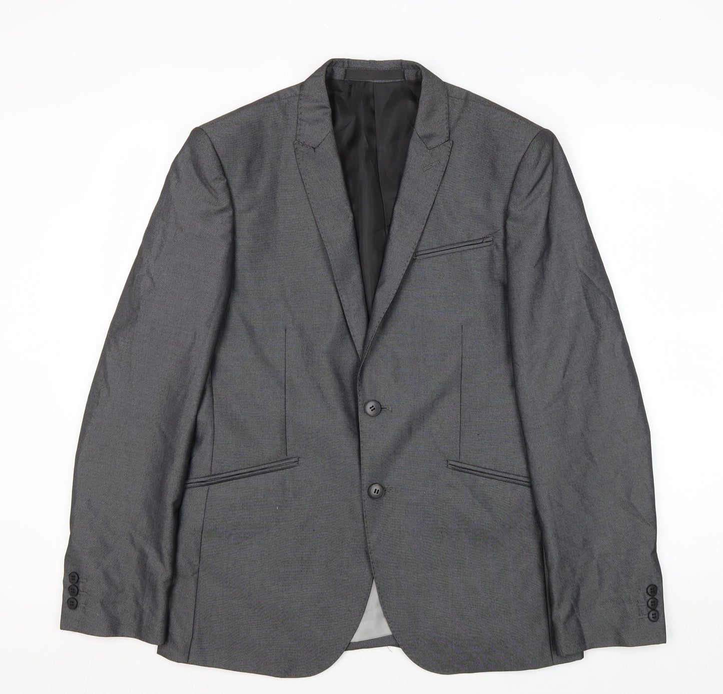 Mens UK Size 38 Marks and Spencer Regular Grey Suit Jacket