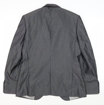 Mens UK Size 38 Marks and Spencer Regular Grey Suit Jacket