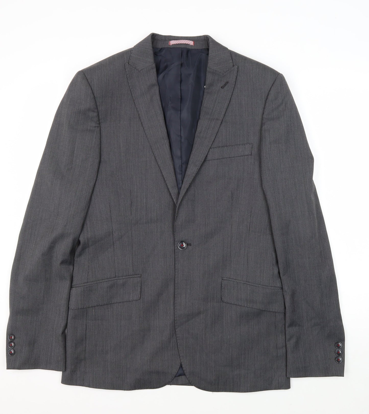 Mens UK Size 38 Marks and Spencer Regular Grey Suit Jacket
