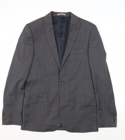 Mens UK Size 38 Marks and Spencer Regular Grey Suit Jacket