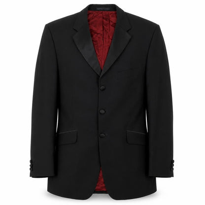 Mens UK Size 42 Burton Regular Black Suit Tuxedo
