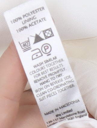 BHS Women's Ivory Blazer Petites Size 14, Formal, Two-Button