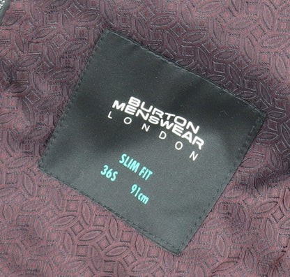 Mens UK Size 36 Burton Regular Grey Suit Jacket