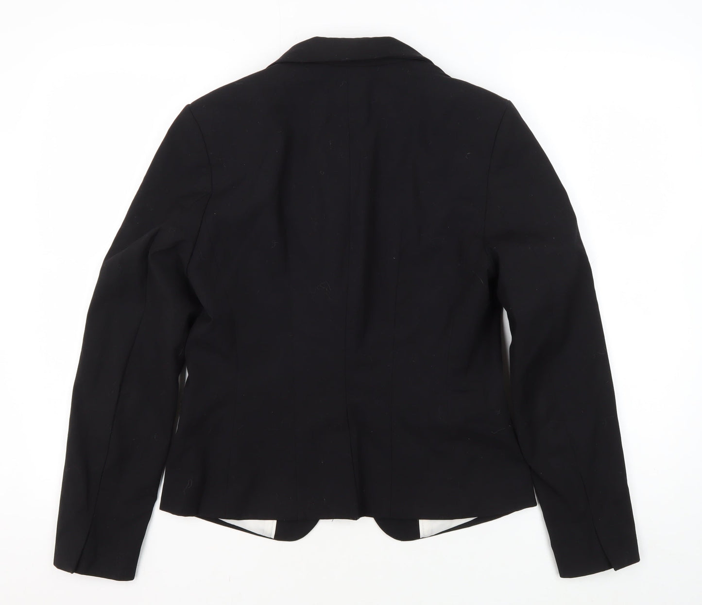 H&M Women's Black Blazer Size 10 Regular Fit