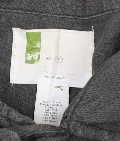 Womens UK Size S Unknown Green Military Jacket