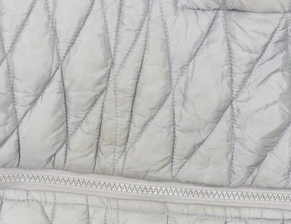 Womens UK Size M Steve Madden Grey Puffer Jacket