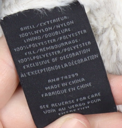 Womens UK Size M Steve Madden Grey Puffer Jacket