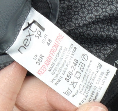 Mens UK Size 38 NEXT Regular Black Suit Jacket