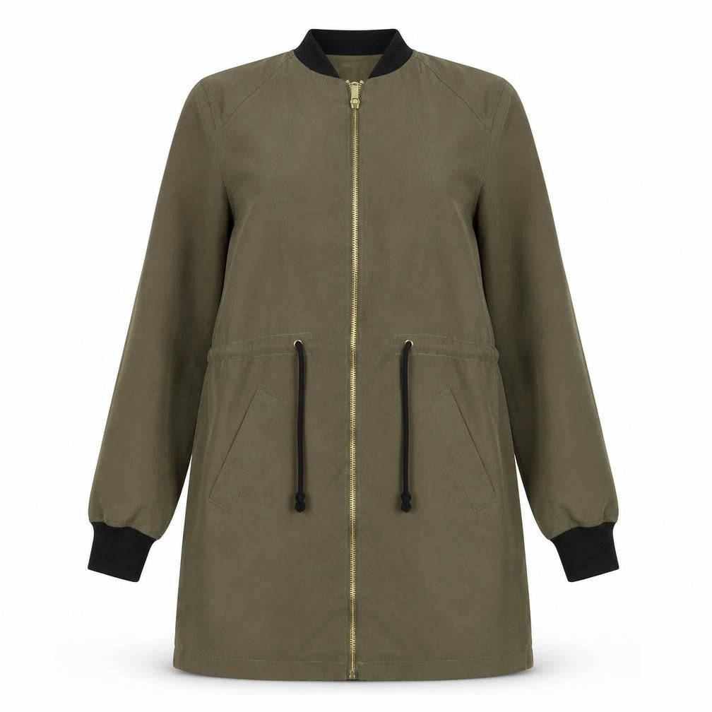 Womens UK Size 8 H&M Green Basic Jacket