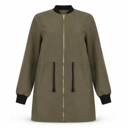 Womens UK Size 8 H&M Green Basic Jacket