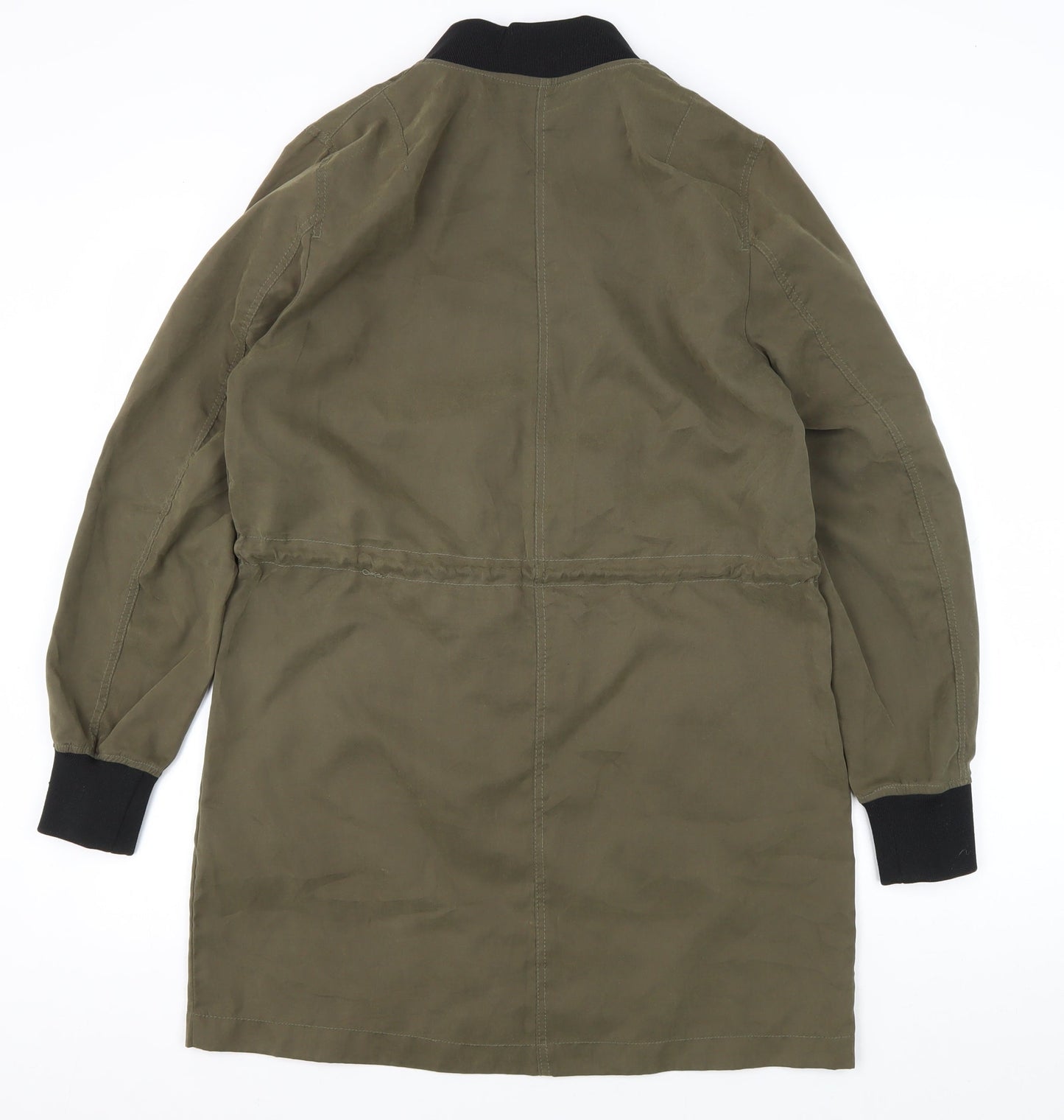 Womens UK Size 8 H&M Green Basic Jacket