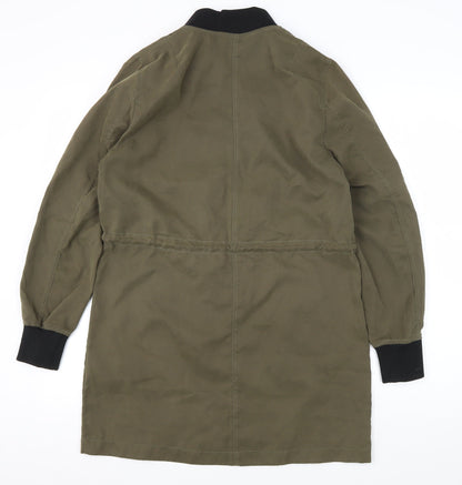 Womens UK Size 8 H&M Green Basic Jacket
