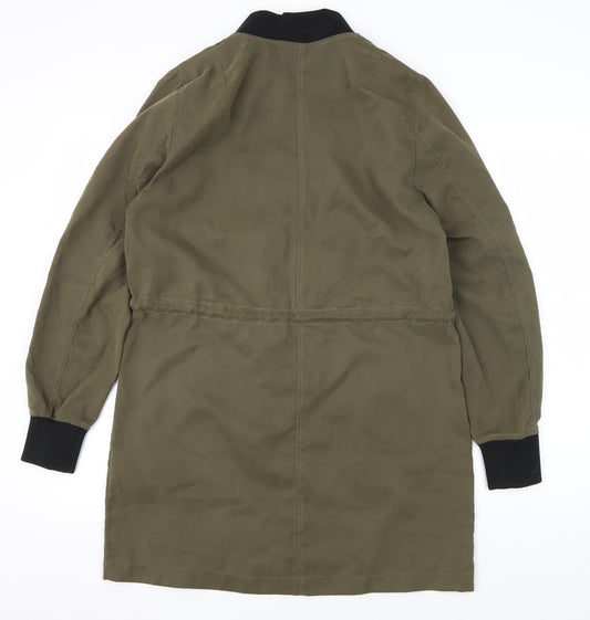 Womens UK Size 8 H&M Green Basic Jacket