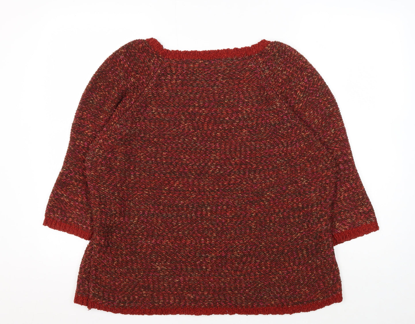 David Emanuel Women's Red XL Jumper, 3/4 Sleeves