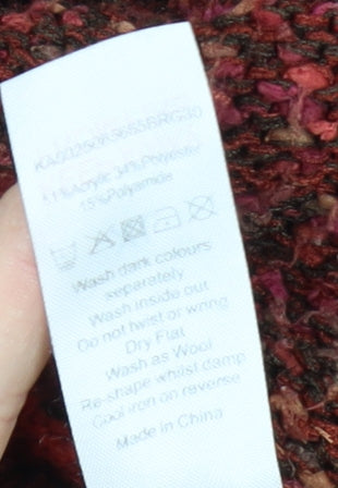 David Emanuel Women's Red XL Jumper, 3/4 Sleeves