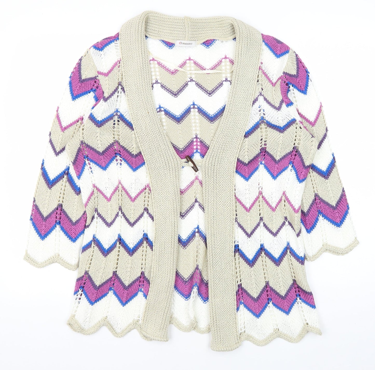 Damart Women's Multicoloured Cardigan M