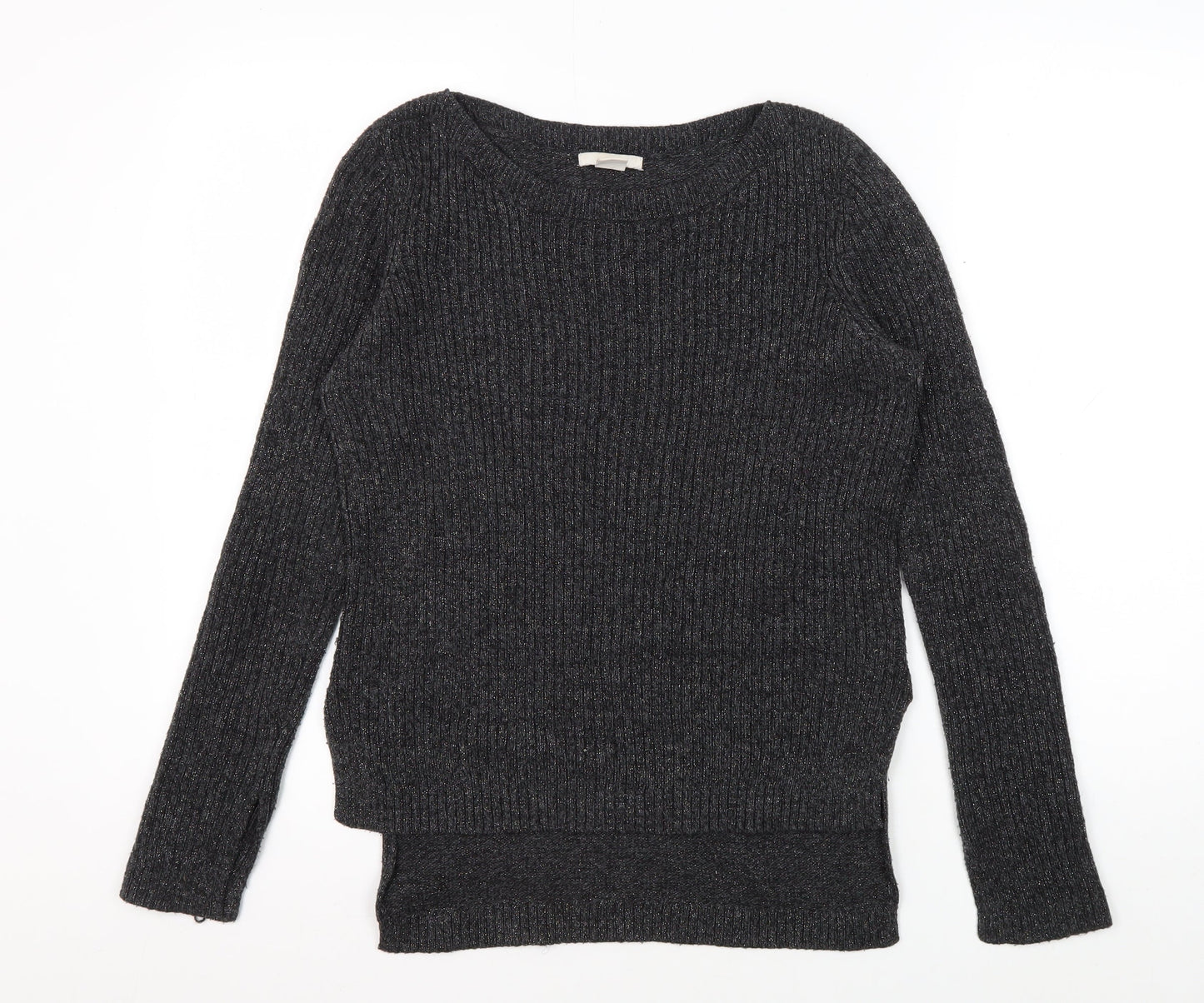 Womens UK Size XS H&M Grey Pullover Jumper