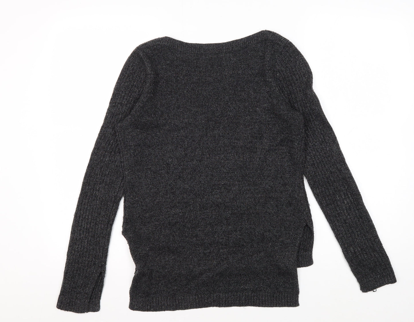 Womens UK Size XS H&M Grey Pullover Jumper