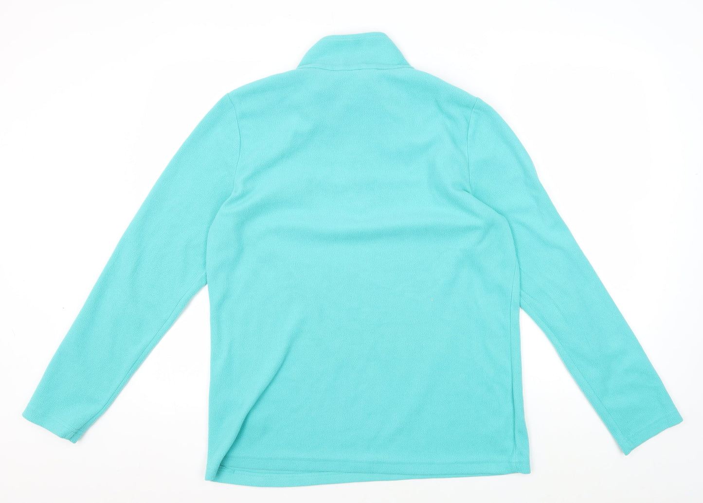 Regatta Women's Blue 1/4 Zip Fleece Sweatshirt UK 12