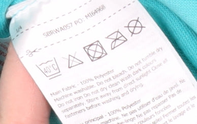 Regatta Women's Blue 1/4 Zip Fleece Sweatshirt UK 12