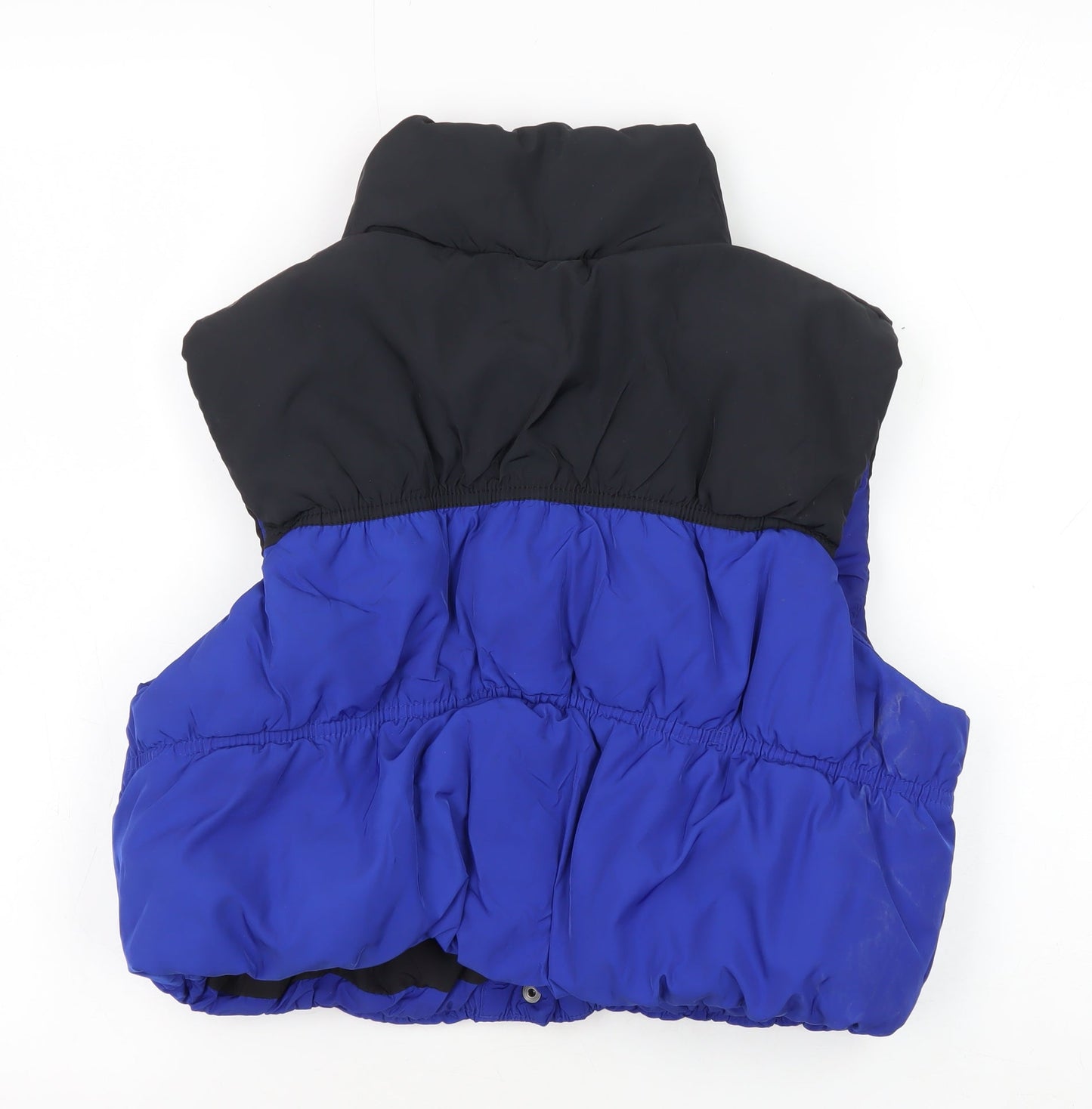 H&M Blue Unisex Waistcoat, Padded, Size M, Casual