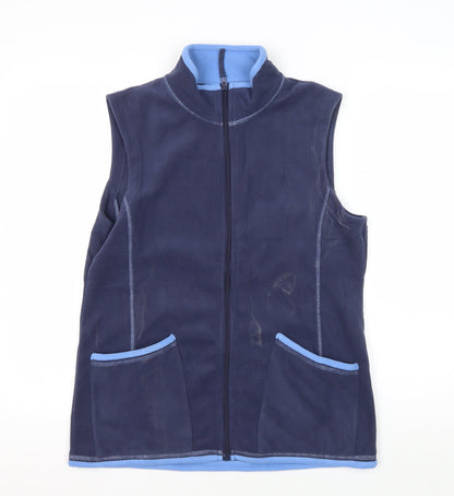 Mountain Warehouse Women's Blue Fleece Waistcoat, Size 12