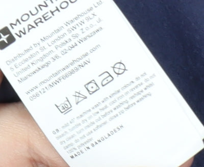 Mountain Warehouse Women's Blue Fleece Waistcoat, Size 12