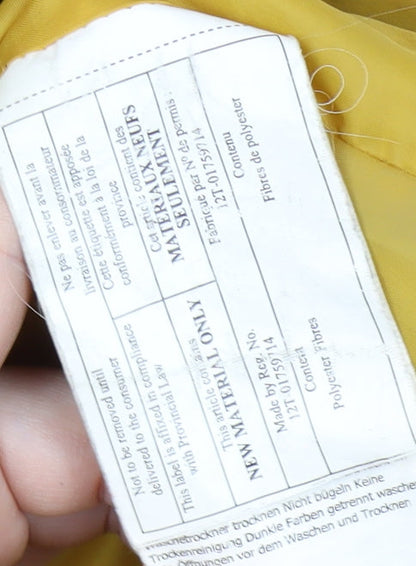 Womens UK Size 14 Regatta Yellow Quilted Coat