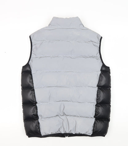 Good For Nothing Unisex Kids Black/Grey Puffer Jacket 13-14 Years