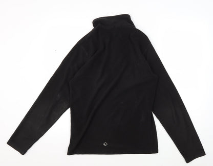 Regatta Unisex Black Fleece 1/4 Zip Sweatshirt