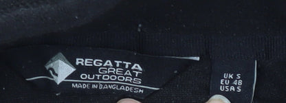 Regatta Unisex Black Fleece 1/4 Zip Sweatshirt