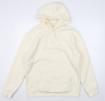 Gap Women's Ivory Pullover Hoodie, M, Casual Fleece