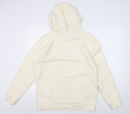 Gap Women's Ivory Pullover Hoodie, M, Casual Fleece