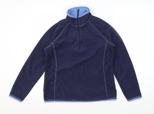 Womens UK Size 12 Mountain Warehouse Blue Pullover Sweatshirt