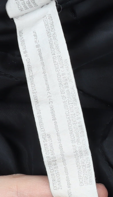 Bershka Women's Black Anorak Jacket Size 10