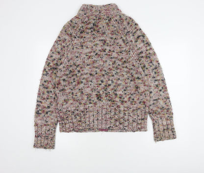 Casual Club Women’s Multicoloured Size 16 Chunky-Knit Jumper