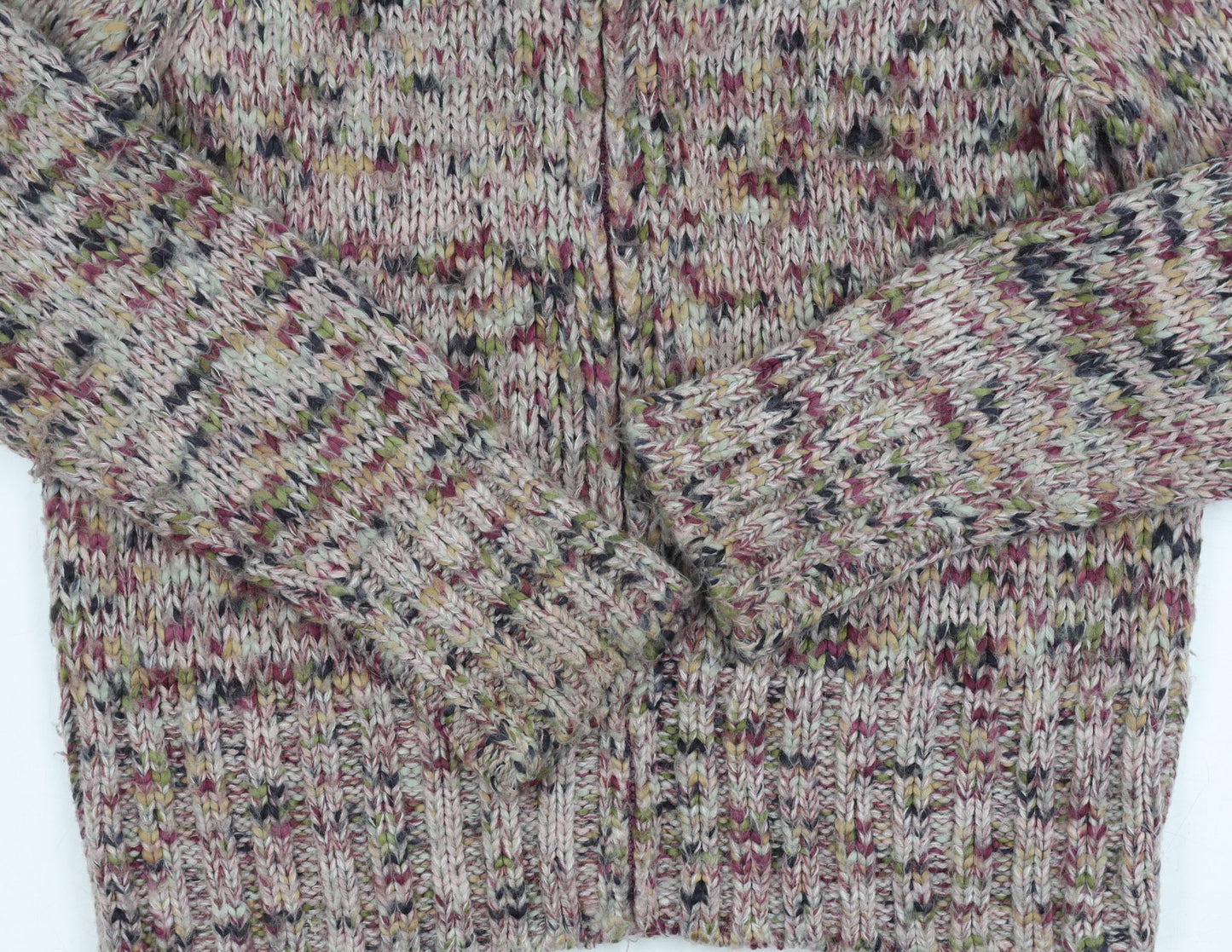 Casual Club Women’s Multicoloured Size 16 Chunky-Knit Jumper