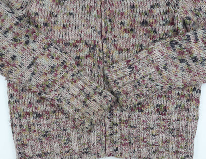 Casual Club Women’s Multicoloured Size 16 Chunky-Knit Jumper