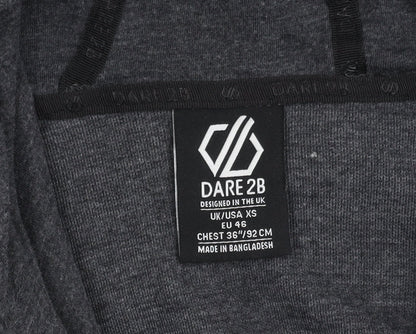 Mens UK Size XS Dare 2B Grey Full Zip Hoodie