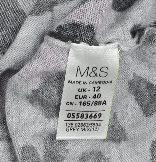 Womens UK Size 12 Marks and Spencer Multicoloured Pullover Jumper