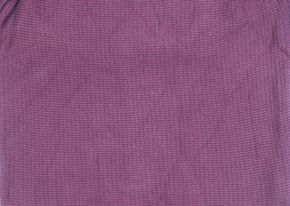 Jack & Jones Men's Red Waffle-Knit Pullover Jumper M