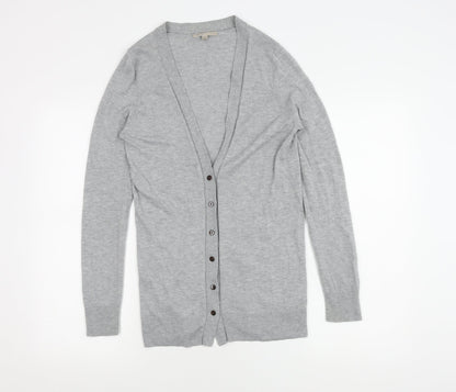 Gap Women's Grey Cardigan V-Neck S