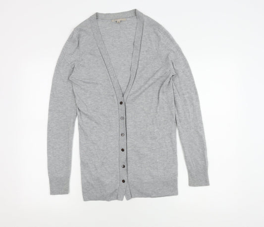 Gap Women's Grey Cardigan V-Neck S