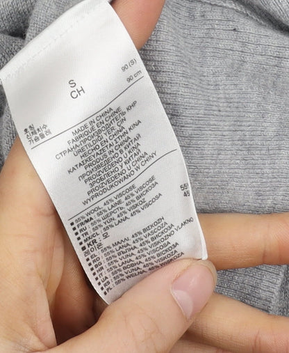 Gap Women's Grey Cardigan V-Neck S