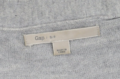 Gap Women's Grey Cardigan V-Neck S
